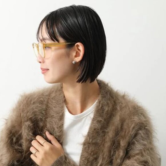 🕶️ New Celine CL50007F 039 Eyeglasses - Yellow Frame 52mm - Picture 11 of 12